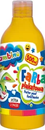 farba-plakatowa-szkolna-bambino-500-ml-zolta-w-butelce