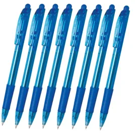 dlugopis-automatyczny-olejowy-pentel-bk-417-wow-07-niebieski-8szt