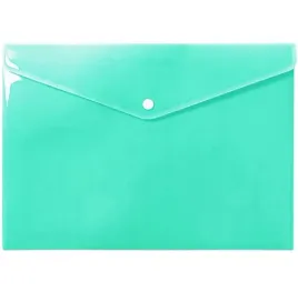 teczka-kopertowa-na-dokumenty-a4-satyna-pp-biurfol-pastel-zielona