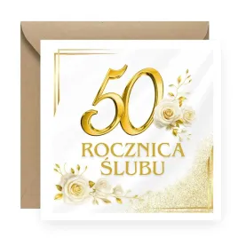 zaproszenia-na-rocznice-slubu-personalizowane-bialo-zlote-roze-koperta