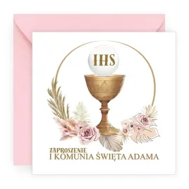 zaproszenia-na-komunie-personalizowane-boho-koperta-rozowa
