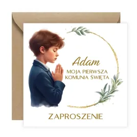 zaproszenia-na-komunie-personalizowane-stokrotka-chlopczyk-koperta-eko