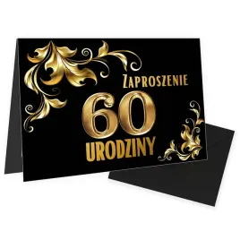 zaproszenia-na-60-urodziny-czarne-zloto-party-koperta-czarna