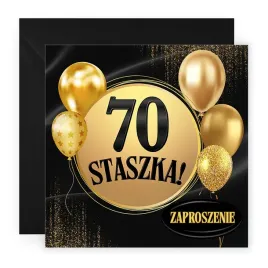 zaproszenia-na-70-urodziny-personalizowane-balony-party-koperta-czarna
