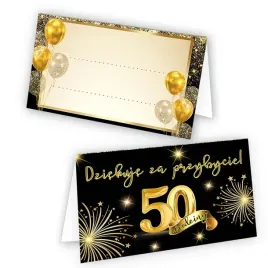 winietki-na-stol-na-50-urodziny-bilecik-zlote-balony-bilecik-10-sztuk