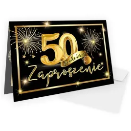 zaproszenia-na-50-urodziny-zlote-balony-koperta-biala
