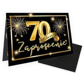 zaproszenia-na-70-urodziny-zlote-balony-koperta-czarna