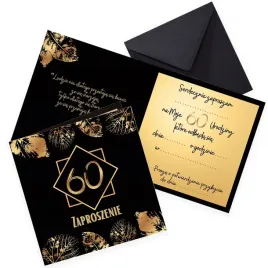 zaproszenia-na-60-urodziny-zlote-liscie-eleganckie-party-koperta-czarna
