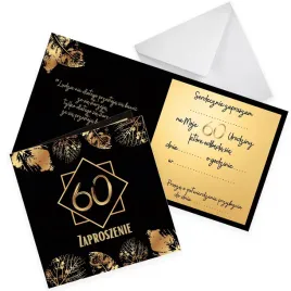 zaproszenia-na-60-urodziny-zlote-liscie-eleganckie-party-czarne-koperta