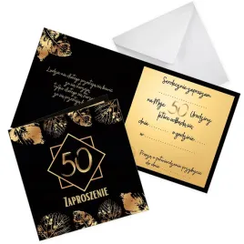 zaproszenia-na-50-urodziny-zlote-liscie-eleganckie-party-koperta-biala