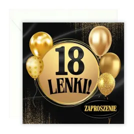 zaproszenia-na-18-personalizowane-zlote-balony-koperta-biala