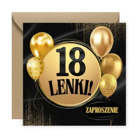 zaproszenia-na-18-personalizowane-zlote-balony-koperta-eko