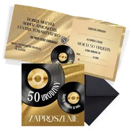 zaproszenia-na-50-urodziny-gramofon-koperta-czarna