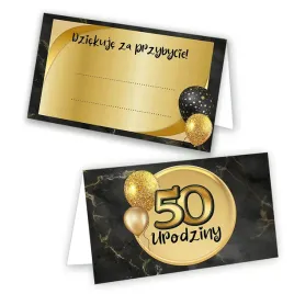 winietki-na-stol-na-50-urodziny-bilecik-czarno-zlote-fun-10-sztuk