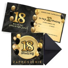 zaproszenia-na-18-urodziny-czarno-zlote-koperta-czarna