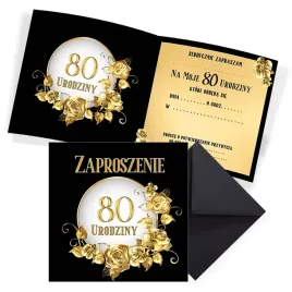 zaproszenia-na-80-urodziny-szyk-koperta-czarna