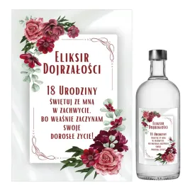 naklejki-na-butelki-na-18-urodziny-bordowe-kwiaty-10-sztuk