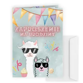 zaproszenia-na-urodziny-dziecka-lamy-urodzinowe-party-koperta-biala
