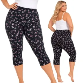 leginsy-rybaczki-damskie-kwiaty-za-kolano-wysoki-stan-kryjace-54-56-7xl-8xl