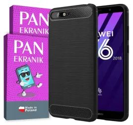 etui-na-telefon-huawei-y6-2018-carbon-wzmocnione-pancerne-szklo