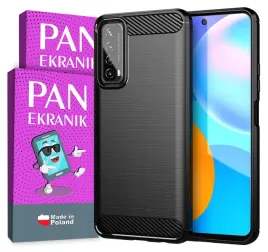 etui-na-telefon-huawei-p-smart-2021-carbon-wzmocnione-pancerne-szklo