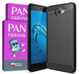 etui-na-telefon-huawei-y7-carbon-wzmocnione-pancerne-szklo