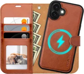 ocase-etui-skorzane-magsafe-do-iphone-17-z-klapka-jasny-braz-2w1-pasek