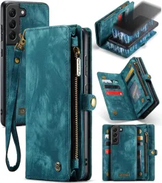 caseme-skorzane-etui-do-samsung-galaxy-s22-stojak-portfel-2w1-niebieski