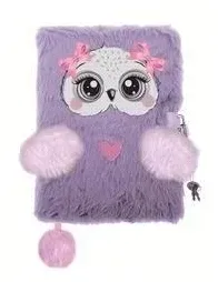 pamietnik-z-klodka-a5-96k-3d-wlochacz-violet-owl