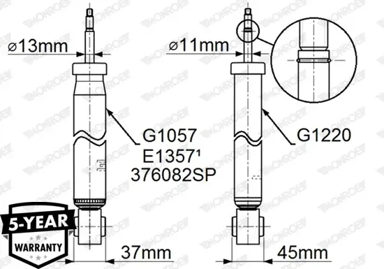 monroe-g1220-amortyzator-stan-nowy