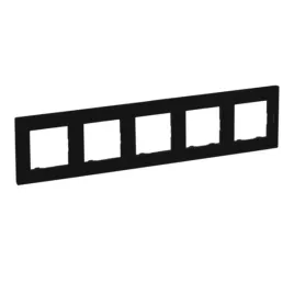 legrand-863595-niloe-step-ramka-pieciokrotna-5x-czarna