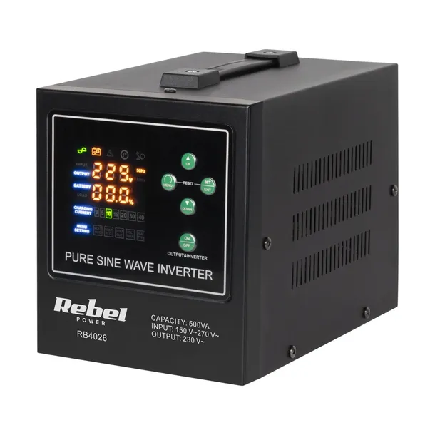 Zasilacz Awaryjny Przetwornica UPS POWER-500-LFP4 12V 230V 500VA/300W