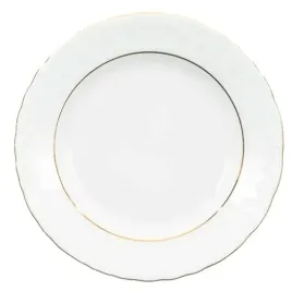 chodziez-cmielow-rococo-maly-talerz-plytki-deserowy-17cm-zlota-linia-pasek