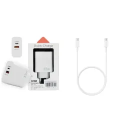 ecbox-ladowarka-sieciowa-pax-typ-c-pd-1xtyp-c-1xusb-33w-dual-biala-kabel