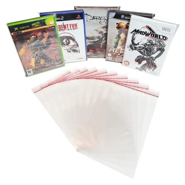 Woreczki ochronne DVD 50szt (PS2, Xbox 360, Wii U)