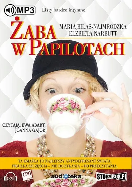 zaba-w-papilotach-audiobook-tytul-zaba-w-papilotach