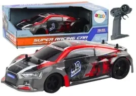 leantoys-auto-rc-1-18-drift-gumowe-kola-czerwony