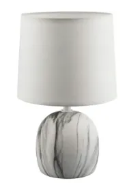 struhm-nowoczesna-lampka-stolowa-nocna-marmur-atena-e14-25cm-bialy