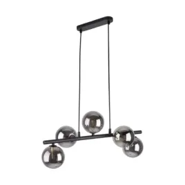 tk-lighting-lampa-wiszaca-estera-5xg9-czarny-dymiony