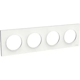 ramka-poczworna-schneider-odace-styl-bialy