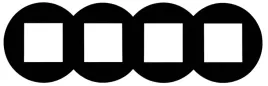 efapel-ramka-poczworna-okragla-efapel-siza-czarny-matowy