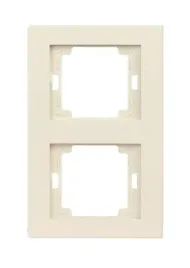 ramka-podwojna-pionowa-abex-onyx-bezowy