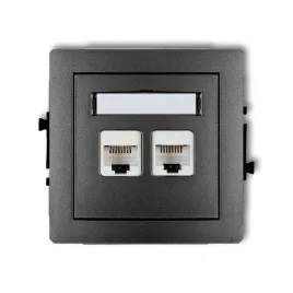 gniazdo-komputer-2xrj45-kat-6-karlik-deco-grafit