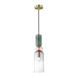 italux-lampa-wiszaca-manso-d-e14-zloty-wielokolorowy