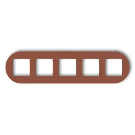 ramka-pieciokrotna-okragla-karlik-mini-terakota