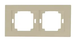 ramka-podwojna-pozioma-abex-onyx-bezowy