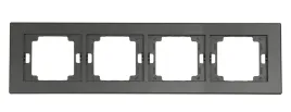abex-ramka-poczworna-pozioma-abex-onyx-antracyt
