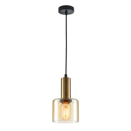 italux-lampa-wiszaca-santia-e27-miedziany-bursztynowy