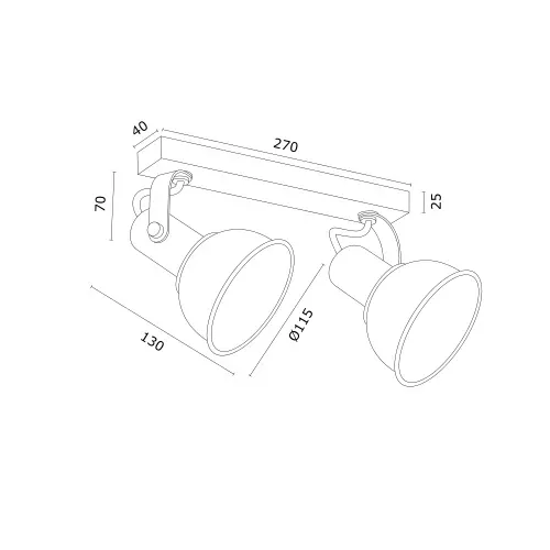 argon-reflektor-scienno-sufitowy-twist-2xe14-bialy-waga-z-opakowaniem-5-kg