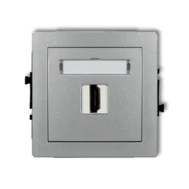 gniazdo-hdmi-2-0-poj-karlik-deco-srebrny-metalik